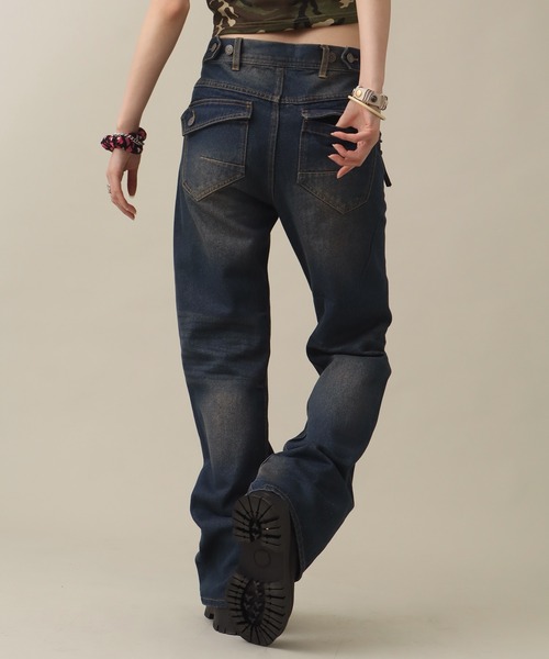 SEQUENZ(シークエンズ)の「【SEQUENZ/シークエンズ】URBAN BOOT CUT DENIM(デニムパンツ・メンズ・ブラック/インディゴブルー・S/M/L)」の15枚目の写真