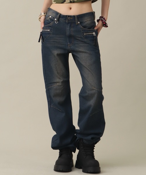 SEQUENZ(シークエンズ)の「【SEQUENZ/シークエンズ】URBAN BOOT CUT DENIM(デニムパンツ・メンズ・ブラック/インディゴブルー・S/M/L)」の16枚目の写真