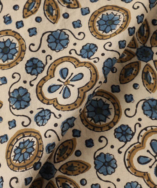 JOURNAL STANDARD relume(ジャーナルスタンダード レリューム)の「bunai / ブナイ 別注 アジュラク プリント イージーパンツ(その他パンツ・メンズ・アイボリー/ブラック/ネイビー/レッド・LARGE/MEDIUM)」の12枚目の写真