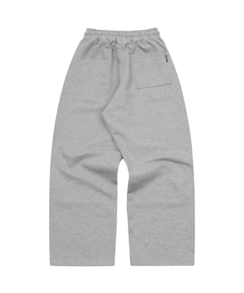 S'EST(エスイーエスティー)の「Twin Star Applique Training Pants Gray(スウェットパンツ・メンズ・グレー・SMALL/MEDIUM)」の2枚目の写真