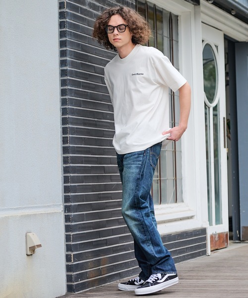 ragged mountain（ラギットマウンテン）の「【RAGGED MOUNTAIN/ラギットマウンテン】【背中で見せるバックプリント】ALITON/アリトン ビッグT バックプリントＴシャツ ルーズシルエット ストリート アウトドア 綿100%（Tシャツ/カットソー・メンズ・ベージュ/ブラック/ホワイト/カーキ・MEDIUM/LARGE/X-LARGE）」の10枚目の写真