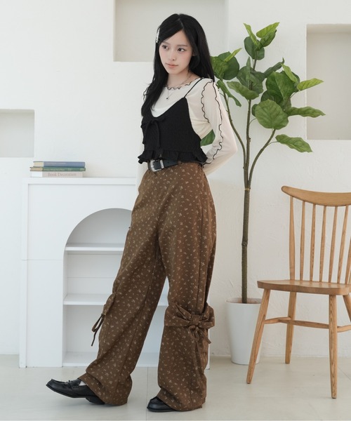 kutir(クティール)の「袖リボンシアーメロートップス(Tシャツ/カットソー・レディース・アイボリー/ブルー/その他/ナチュラル/ブラウン/ライトブルー・FREE)」の19枚目の写真