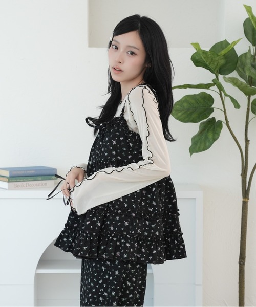 kutir(クティール)の「袖リボンシアーメロートップス(Tシャツ/カットソー・レディース・アイボリー/ブルー/その他/ナチュラル/ブラウン/ライトブルー・FREE)」の22枚目の写真