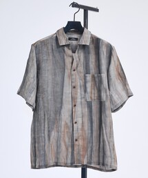 5351 POUR LES HOMMES | スキッパー リネン プリントシャツ(シャツ/ブラウス)