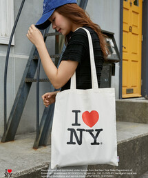 PUBLUX | PUBLUX/パブリュクス I LOVE NY ロゴ プリント トートバッグ　限定展開(ショルダーバッグ)