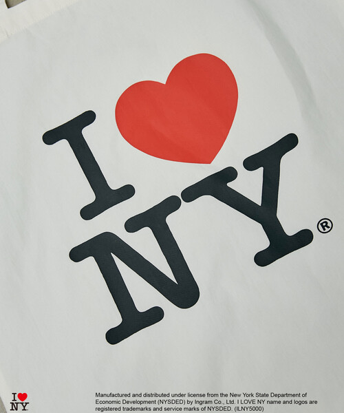 PUBLUX(パブリュクス)の「PUBLUX/パブリュクス I LOVE NY ロゴ プリント トートバッグ 限定展開(ショルダーバッグ・レディース・イエロー/グリーン/ピンク/ネイビー/オフホワイト・ONE SIZE)」の9枚目の写真