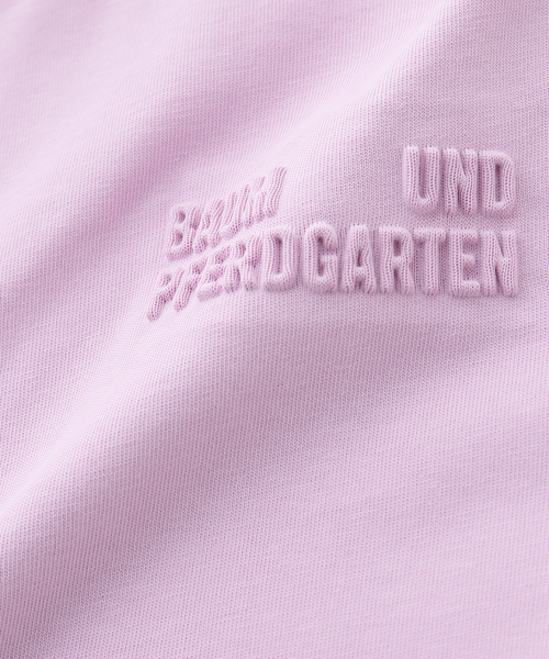 BAUM UND PFERDGARTEN(バウムウンドヘルガーデン)の「BAUM UND PFERDGARTEN バウム ウンド ヘルガーデン JIANA24856(Tシャツ/カットソー・レディース・チャコールグレー/ピンク・FREE)」の13枚目の写真