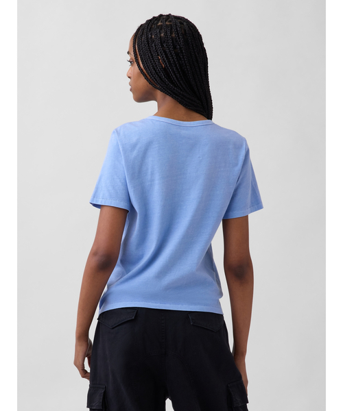 GAP(ギャップ)の「オーガニックコットン ヴィンテージソフト Tシャツ(Tシャツ/カットソー・レディース・ブラウン/レッド/ブルー・S/XXS/L/M/XS/XL)」の9枚目の写真
