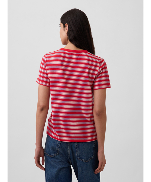 GAP(ギャップ)の「オーガニックコットン ヴィンテージソフト Tシャツ(Tシャツ/カットソー・レディース・ブラウン/レッド/ブルー・S/XXS/L/M/XS/XL)」の11枚目の写真