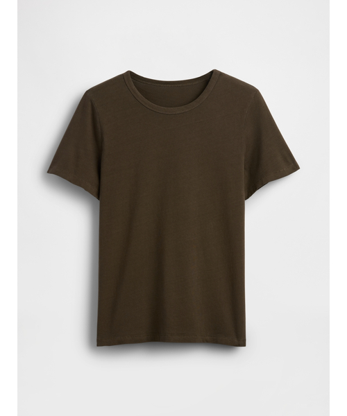 GAP(ギャップ)の「オーガニックコットン ヴィンテージソフト Tシャツ(Tシャツ/カットソー・レディース・ブラウン/レッド/ブルー・S/XXS/L/M/XS/XL)」の5枚目の写真