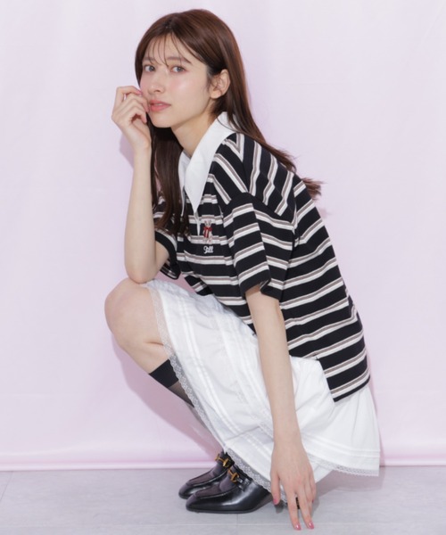 JILL by JILL STUART(ジルバイジルスチュアート)の「<BEARシリーズ>ラガートップス(Tシャツ/カットソー・レディース・ホワイト系その他/ブラック系その他/グリーン系その他・FREE)」の20枚目の写真