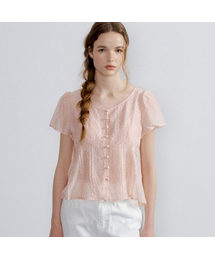 FRIVER07（フリバー07）の「Floral print blouse FRSP02BL05_Pink（シャツ/ブラウス）」