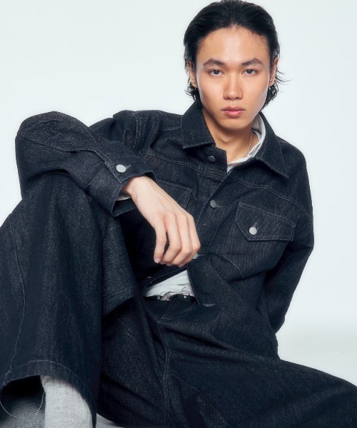 【CS】denim short jacket デニムジャケット サイズ1 CS】denim short jacket / 【シーエス】デニムショートジャケット