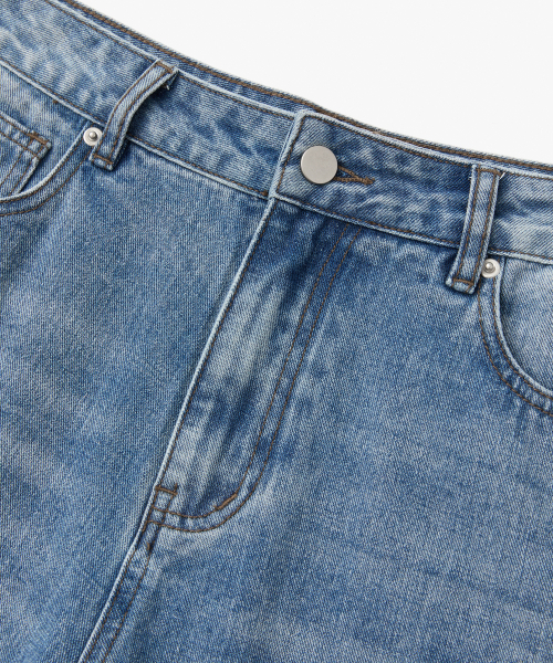RAIMENT（レイメント）の「今シーズン サンドウォッシング ワイドデニムパンツ_中青（デニムパンツ・メンズ・その他・SMALL/MEDIUM/LARGE/X-LARGE）」の6枚目の写真