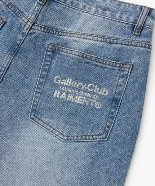 RAIMENT（レイメント）の「今シーズン サンドウォッシング ワイドデニムパンツ_中青（デニムパンツ・メンズ・その他・SMALL/MEDIUM/LARGE/X-LARGE）」の9枚目の写真