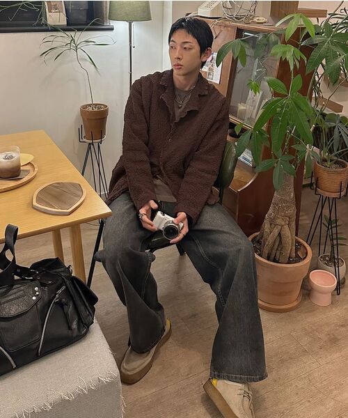 RAIMENT（レイメント）の「今シーズン サンドウォッシング ワイドデニムパンツ_中青（デニムパンツ・メンズ・その他・SMALL/MEDIUM/LARGE/X-LARGE）」の14枚目の写真