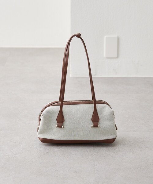 mystic（ミスティック）の「WハンドルワイドボストンコンビBAG（トートバッグ・レディース・ブラック/ブラウン・ONE SIZE）」の13枚目の写真