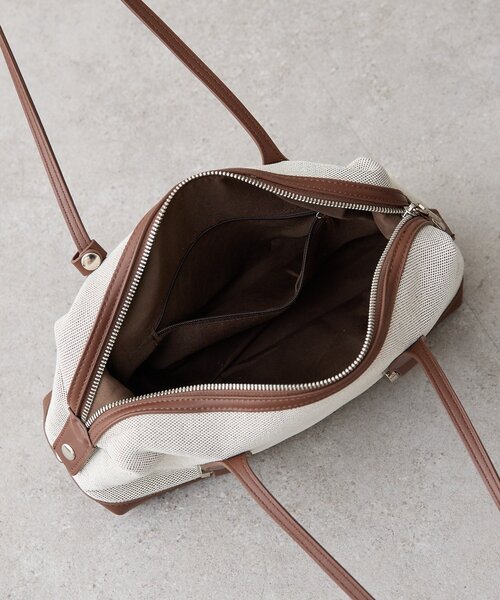 mystic（ミスティック）の「WハンドルワイドボストンコンビBAG（トートバッグ・レディース・ブラック/ブラウン・ONE SIZE）」の17枚目の写真