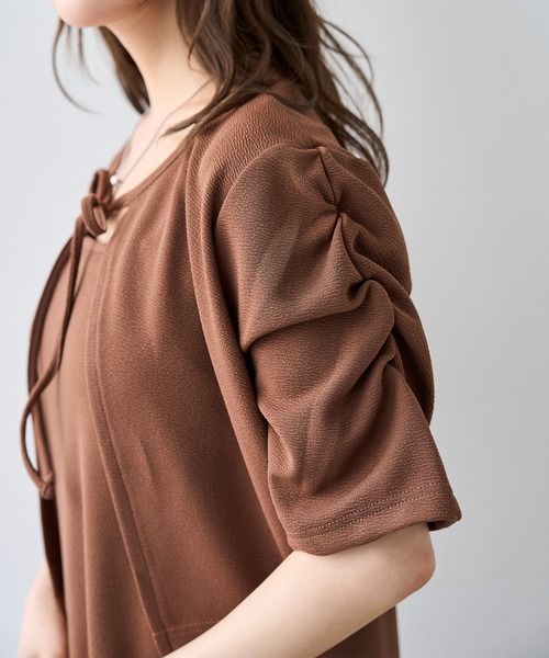 mil(ミル)の「マルチway カーデセット キャミワンピース / セットアップ キャミワンピース【587219】(ワンピース・レディース・ブラウン/ブラック/サンドベージュ・S/XS)」の12枚目の写真