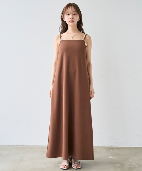 mil(ミル)の「マルチway カーデセット キャミワンピース / セットアップ キャミワンピース【587219】(ワンピース・レディース・ブラウン/ブラック/サンドベージュ・S/XS)」の21枚目の写真