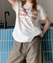 カレッジプリントTシャツ