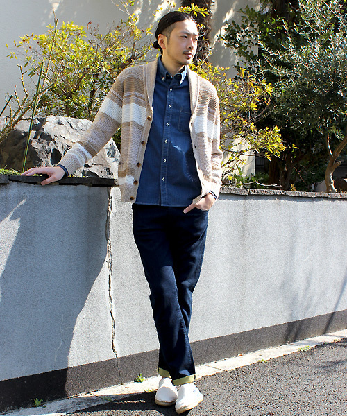 MEN'S BIGI（メンズビギ）の「ストレッチデニムシャツ  （シャツ/ブラウス・メンズ・インディゴブルー/ブルー系その他・MEDIUM/SMALL/LARGE）」の11枚目の写真