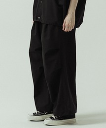 GRANCY】Button Layered Design Nylon Pants / ボタンレイヤード