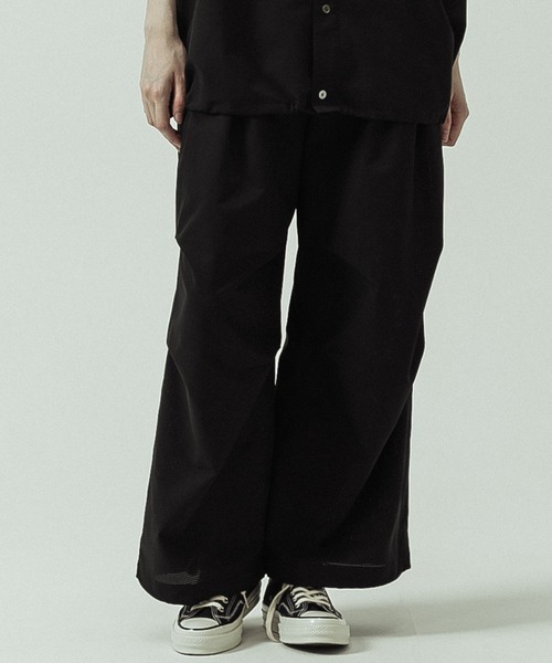 SLICK(スリック)の「【ZOZO限定】SLICK/スリック/Cool Dots Knee Tuck Over Pants / クールドッツニータックオーバーパンツ(その他パンツ・メンズ・ベージュ/ブラック/チャコールグレー・1/2/3)」の10枚目の写真