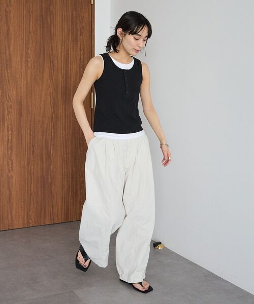 CRAFT STANDARD BOUTIQUE（クラフトスタンダードブティック）の「2点セット/レイヤードタンクトップ（タンクトップ・レディース・ブラック/杢グレー/ブラウン・FREE）」の17枚目の写真