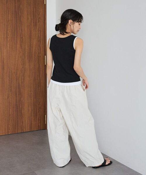 CRAFT STANDARD BOUTIQUE（クラフトスタンダードブティック）の「2点セット/レイヤードタンクトップ（タンクトップ・レディース・ブラック/杢グレー/ブラウン・FREE）」の18枚目の写真