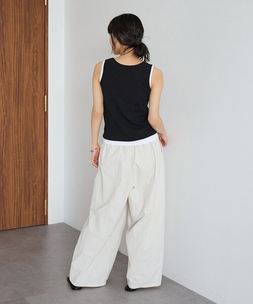 CRAFT STANDARD BOUTIQUE（クラフトスタンダードブティック）の「2点セット/レイヤードタンクトップ（タンクトップ・レディース・ブラック/杢グレー/ブラウン・FREE）」の19枚目の写真