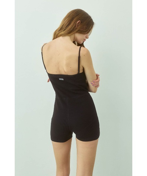 ALEXIA STAM(アリシアスタン)の「Rib Cami Romper /パッドinキャミロンパース(サロペット/オーバーオール・レディース・グレー/ブラック/オートミール・S/L/M)」の5枚目の写真