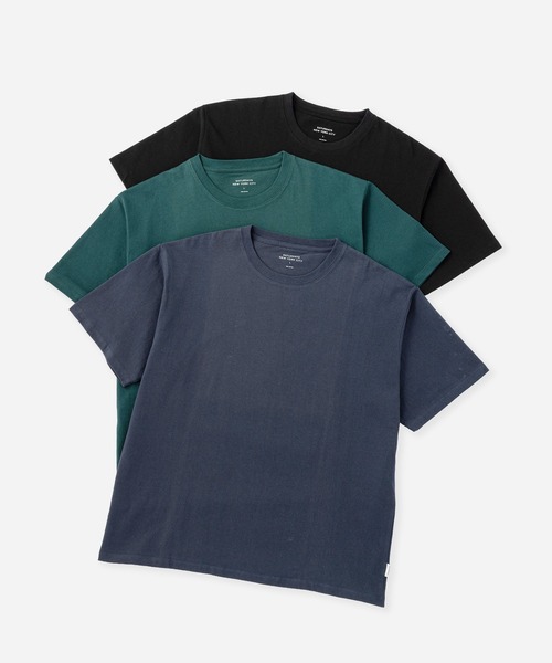 Saturdays NYC(サタデーズ ニューヨークシティ )の「3 Pack T-Shirt(Tシャツ/カットソー・メンズ・キナリ/スミクロ・M/L/X-SMALL/S/XL)」の1枚目の写真