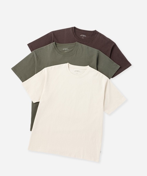 Saturdays NYC(サタデーズ ニューヨークシティ )の「3 Pack T-Shirt(Tシャツ/カットソー・メンズ・キナリ/スミクロ・M/L/X-SMALL/S/XL)」の2枚目の写真