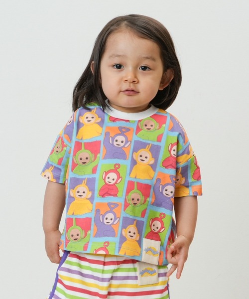 テレタテレタ 6/12(金)発売】テレタビーズ 半袖Tシャツ 総柄プリント（Tシャツ