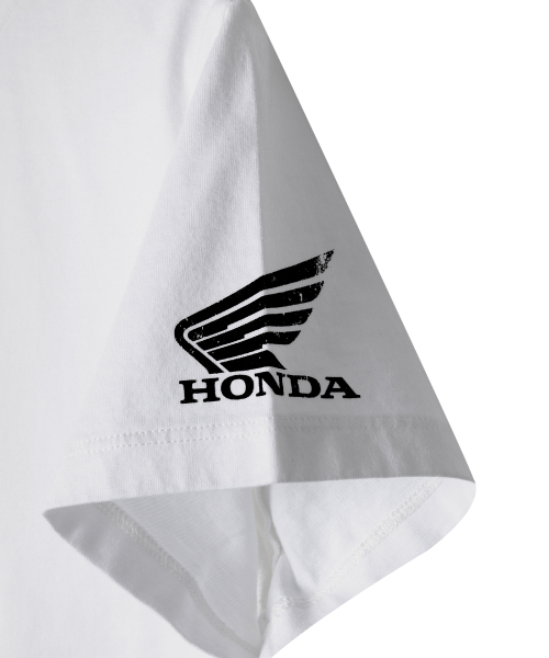 PHYPS MOTORCYCLE(フィップスモーターサイクル)の「Womens Vintage Ride Washed Crop Tee White(Tシャツ/カットソー・レディース・その他・SMALL/MEDIUM)」の4枚目の写真