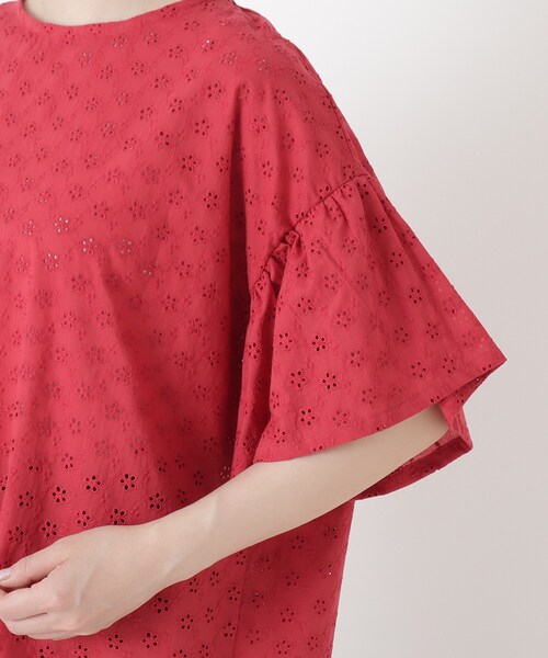 one'sterrace(ワンズテラス)の「総柄刺繍ブラウス(シャツ/ブラウス・レディース・グリーン系その他6/ホワイト系9/イエロー系8/レッド系9/ブラック系8・02)」の19枚目の写真