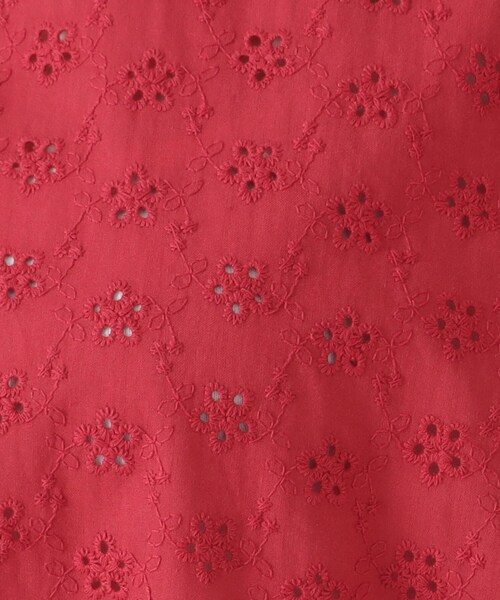 one'sterrace(ワンズテラス)の「総柄刺繍ブラウス(シャツ/ブラウス・レディース・グリーン系その他6/ホワイト系9/イエロー系8/レッド系9/ブラック系8・02)」の8枚目の写真