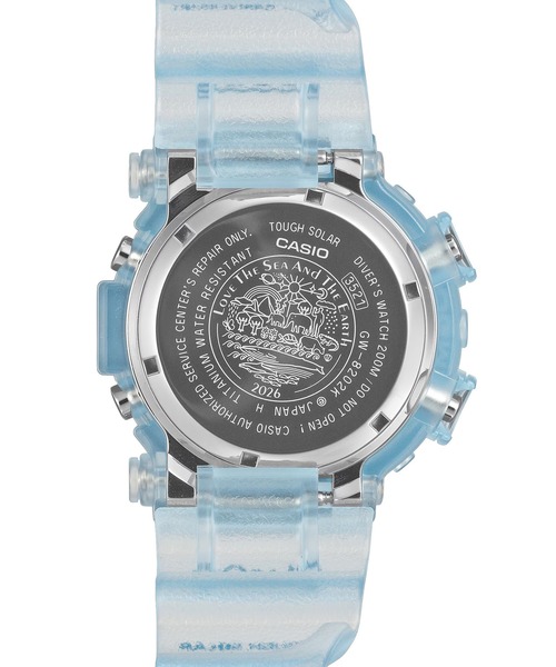 G-SHOCK（ジーショック）の「G-SHOCK/ジーショック 腕時計 MASTER OF G-SEA "FROGMAN イルクジ ICERC Japan コラボレーションモデル 2026" GW-8202K-2JR（デジタル腕時計・メンズ・クリアブルー・FREE）」の3枚目の写真
