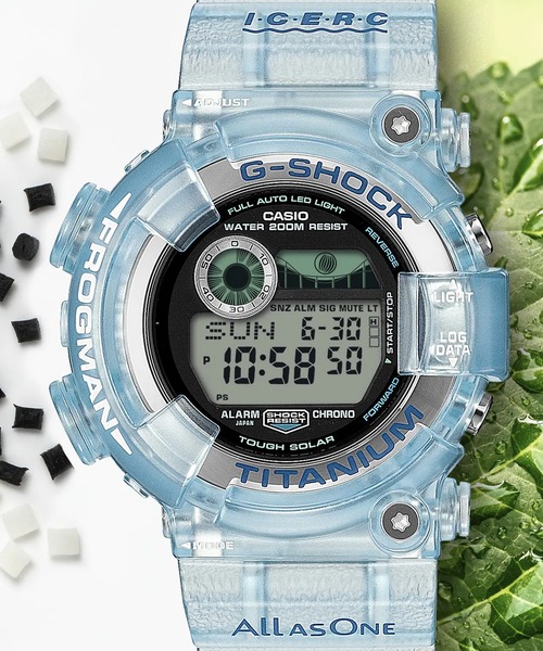 G-SHOCK（ジーショック）の「G-SHOCK/ジーショック 腕時計 MASTER OF G-SEA "FROGMAN イルクジ ICERC Japan コラボレーションモデル 2026" GW-8202K-2JR（デジタル腕時計・メンズ・クリアブルー・FREE）」の6枚目の写真