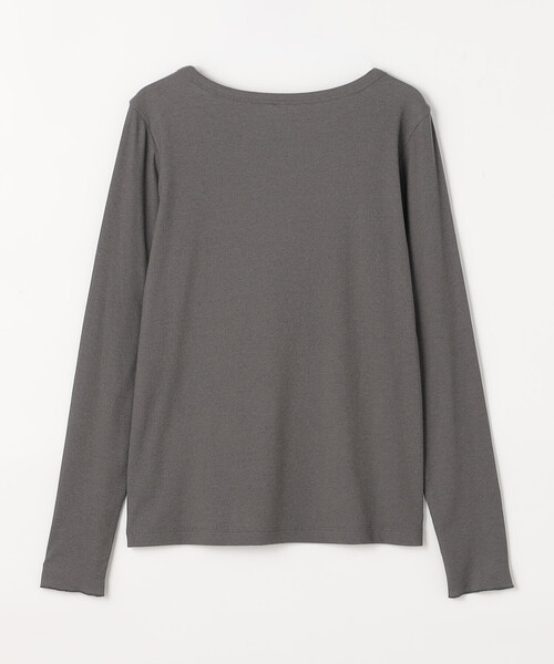 COMME CA Wardrobe(コムサワードローブ)の「〔 +サイズ 〕綿キュプラベアテレコ プルオーバー(Tシャツ/カットソー・レディース・ブラック/グレー・15号)」の19枚目の写真