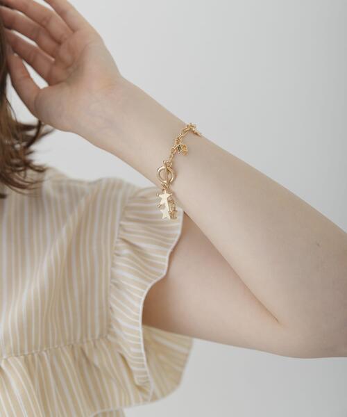 URBAN RESEARCH Sonny Label(アーバンリサーチサニーレーベル)の「カラービジュー×スターブレスレット(ブレスレット・レディース・シルバー/ゴールド・ONE)」の8枚目の写真