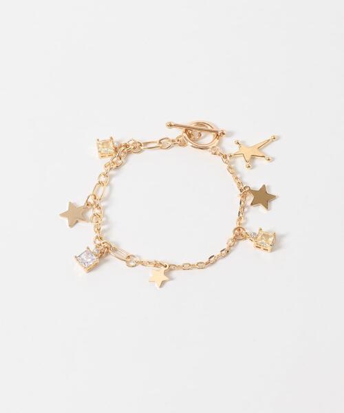 URBAN RESEARCH Sonny Label(アーバンリサーチサニーレーベル)の「カラービジュー×スターブレスレット(ブレスレット・レディース・シルバー/ゴールド・ONE)」の9枚目の写真
