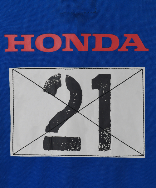 PHYPS MOTORCYCLE（フィップスモーターサイクル）の「Womens Moto Patch Polo Shirt Blue（ポロシャツ・レディース・その他・MEDIUM/SMALL）」の7枚目の写真