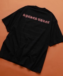 SPADE THREE バック厚盛り刺繍ロゴクラック加工SS/T 半袖