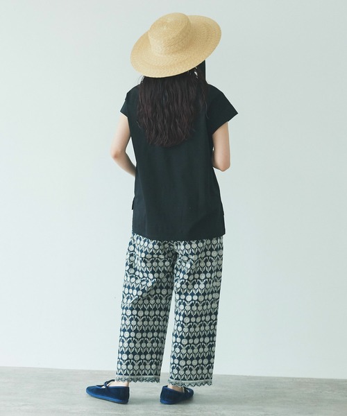 yuni(ユニ )の「ハイパワーポンチfrench sleeves pullover(Tシャツ/カットソー・レディース・ホワイト/ブラック・FREE)」の8枚目の写真