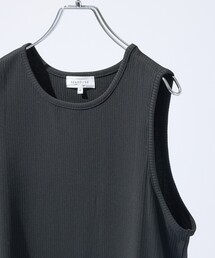 ABAHOUSE（アバハウス）の「ストレッチテレコ クルーネック タンクトップ（タンクトップ）」