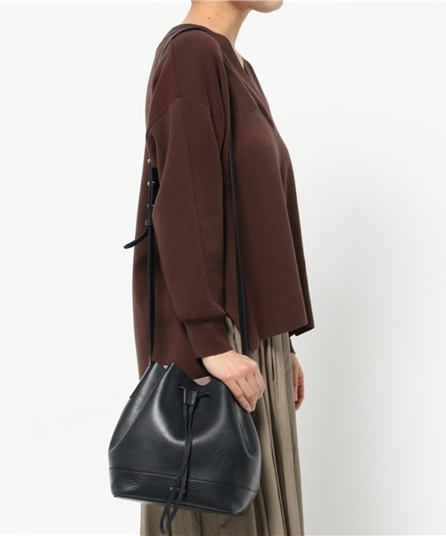 Chez toi（シェトワ）の「PIETRO/マーケットバッグ（ショルダーバッグ・レディース・グレー/ネイビー・FREE）」の11枚目の写真