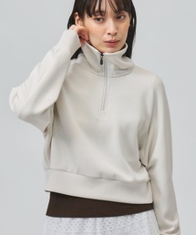 ティゴラソフト TIGORA SOFT ハーフジップスウェット