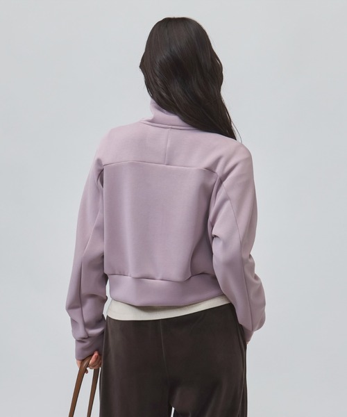 TIGORA（ティゴラ）の「ティゴラソフト TIGORA SOFT ハーフジップスウェット（スウェット・レディース・チャコールグレー/ライトベージュ/ライラック・XL/L/M/S）」の6枚目の写真